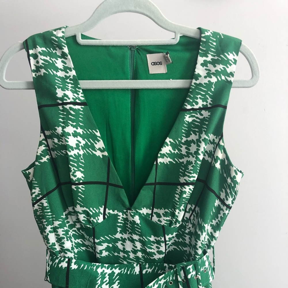 Plaid ASOS dress